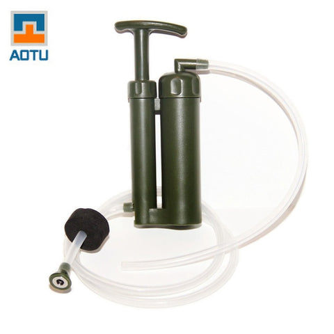 Portable Plastic 0.1 Micro Soldier Water Filter