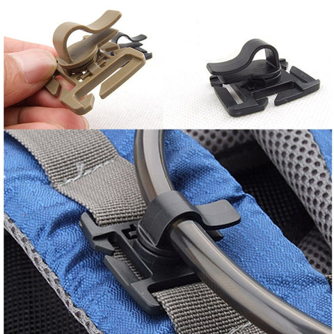 Drink Tube Clip Gear Water Pipe Hose Clamp Backpack