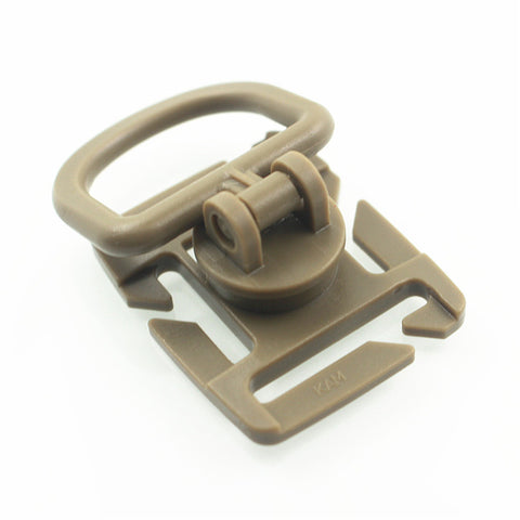 Sternum Strap Swivel D-Ring Rotation Plastic Buckle Hooks