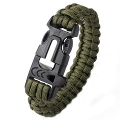 Camping Hiking Climbing Paracord Bracelet