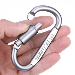 1-20pcs/set D-Shaped Camping Carabiner