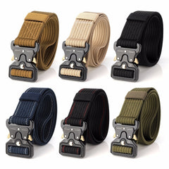 Men Nylon Metal Buckle Knock Belts