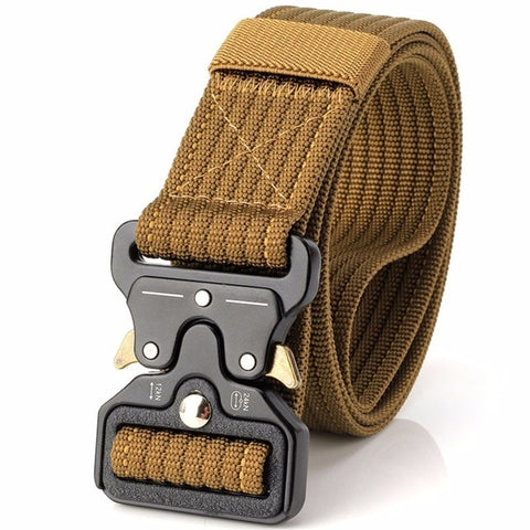 Men Nylon Metal Buckle Knock Belts