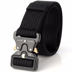 Men Nylon Metal Buckle Knock Belts