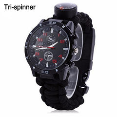 Outdoor Camping Survival Bracelet Watch Compass