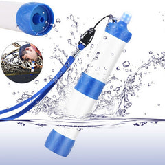 Plastic Water Filter Camping Hiking Pressure Purifier