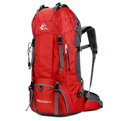 60L Waterproof Polyester Outdoor Travel Backpack