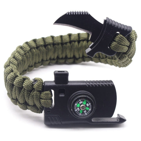 Men Multi-function Paracord Survival Bracelet