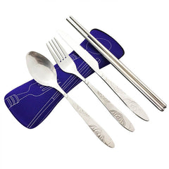 4 Pcs/Set Stainless Steel Fork Spoon