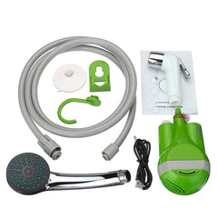 Rechargeable camping shower