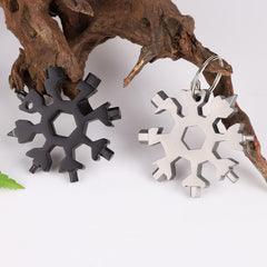 18 IN 1 Snowflake Outdoor Survival Tourism Multi Tool