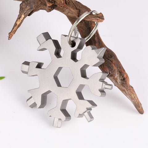 18 IN 1 Snowflake Outdoor Survival Tourism Multi Tool