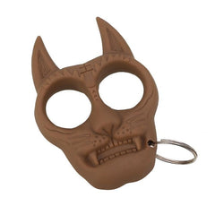 Key Chain Tactical Guard Tigger Head PVC Key Chain Tools