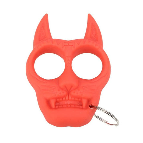 Key Chain Tactical Guard Tigger Head PVC Key Chain Tools