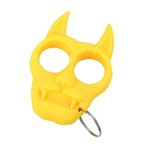 Key Chain Tactical Guard Tigger Head PVC Key Chain Tools