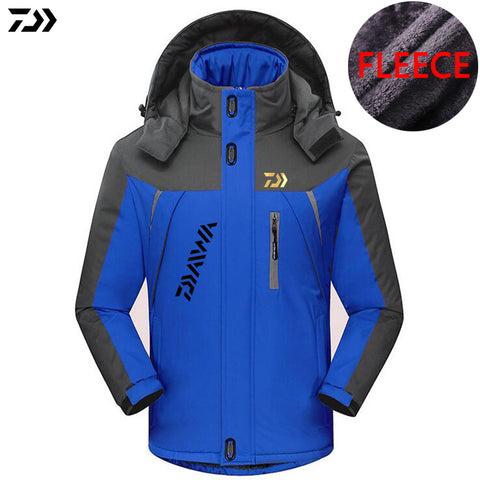 Waterproof Keep Warm Patchwork Hooded Jackets