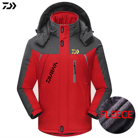 Waterproof Keep Warm Patchwork Hooded Jackets