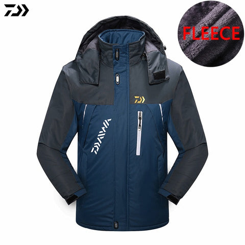 Waterproof Keep Warm Patchwork Hooded Jackets